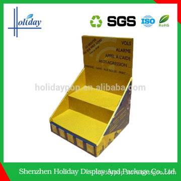 Durable cardboard counter display stand
